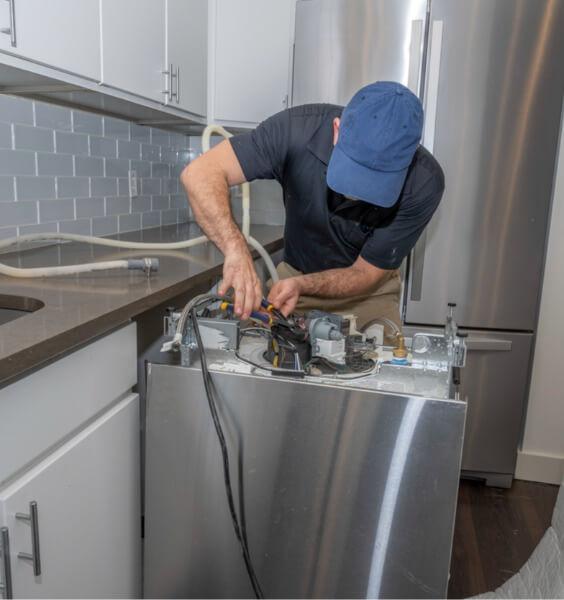 if your dishwasher is leaking, making strange noises, or not cleaning dishes properly, it may be time for dishwasher repair
